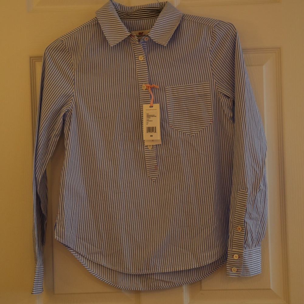 Vineyard Vines Women's Striped Popover